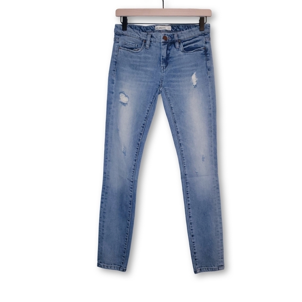 BLANK NYC Distressed Skinny Jeans